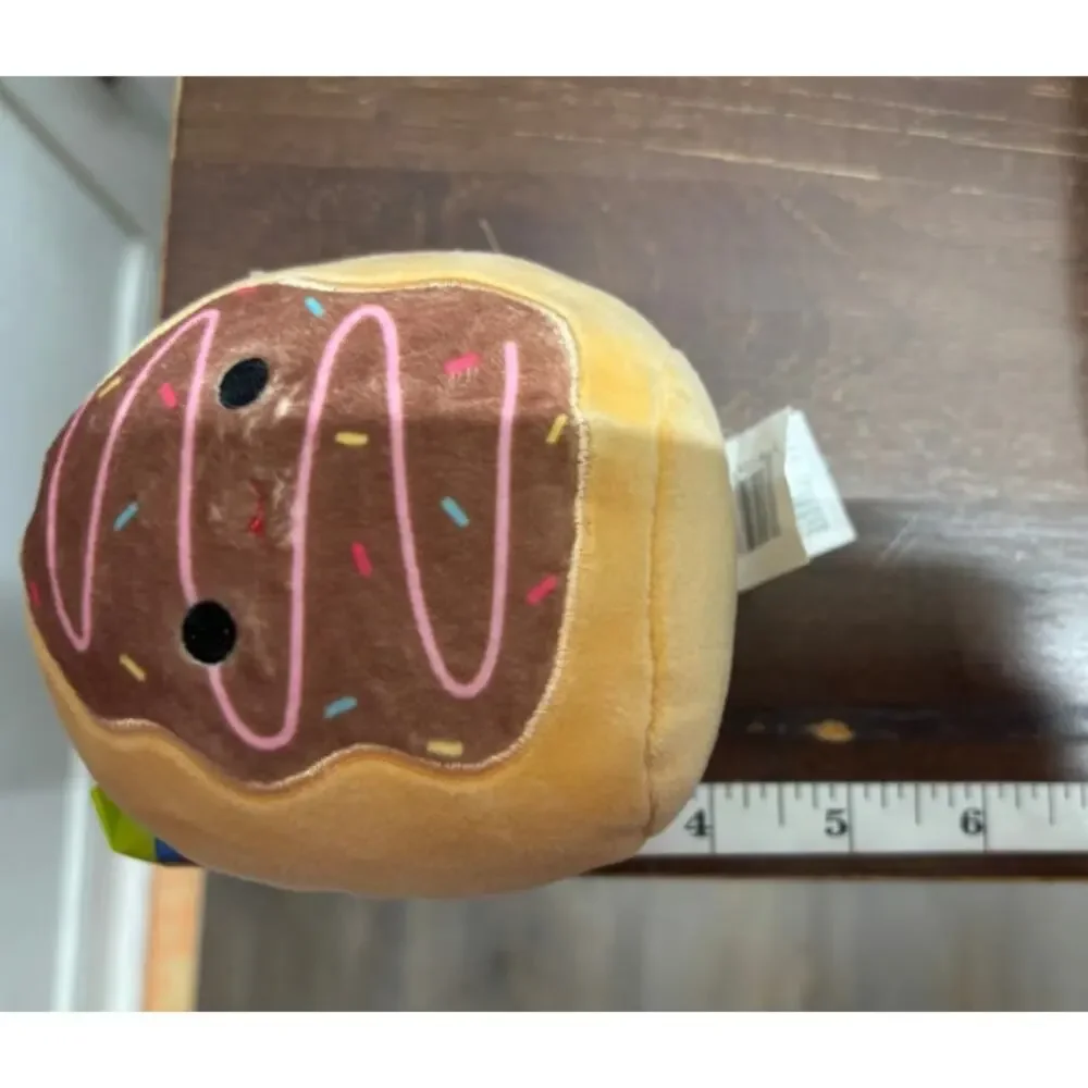 Squishmallows NWT Dog Toys Lot of 3 Emily Latte Deja Donut Squeak Crinkle Plush